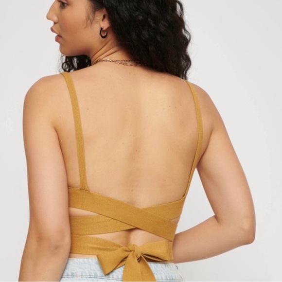 Dynamite Wrap Bralette Top - Picture 2 of 4